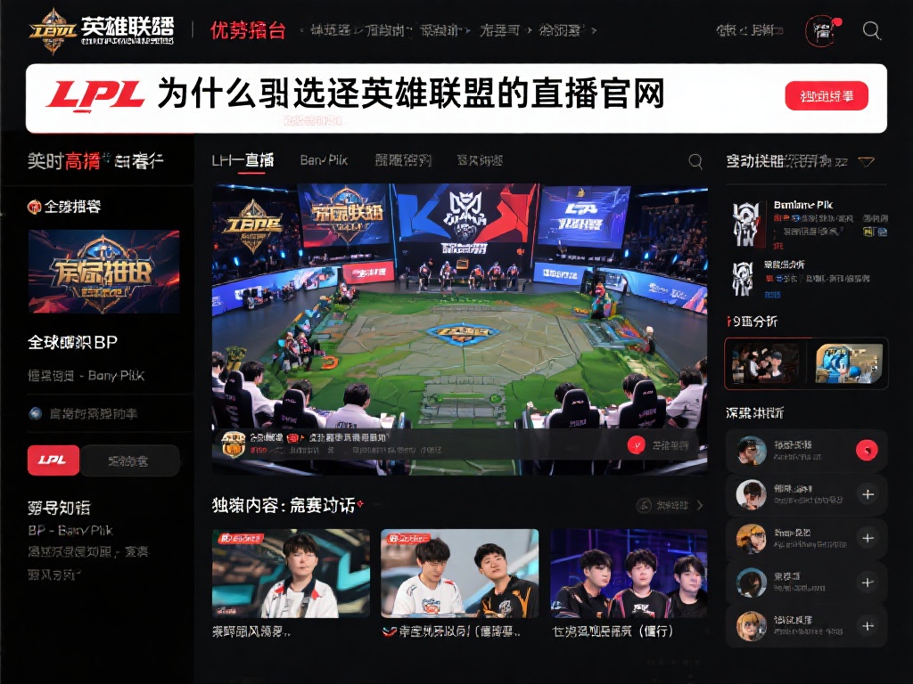 英雄联盟比赛直播官网，独家内容助你深度了解电竞！